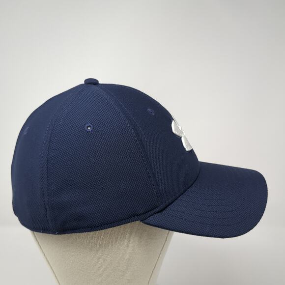 Under Armour Fitted Hat Blue XL Embroidered Logo UA Classic Fit Outdoor - Picture 5 of 9